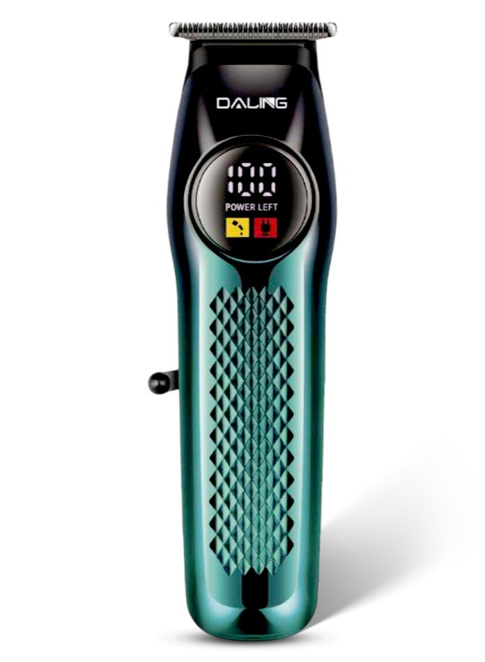 Daling DL-1912 Professional Hair Trimmer for Men | Cordless Beard Trimmer & Hair Clipper | 7500RPM High-Speed Motor | Digital LED Display | Precision Grooming for Barbers & Home Use - Image 1